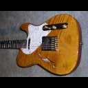 Custom Telecaster, semiacoustic, spalted maple body 