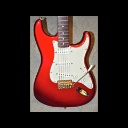Candy apple red Stratocaster