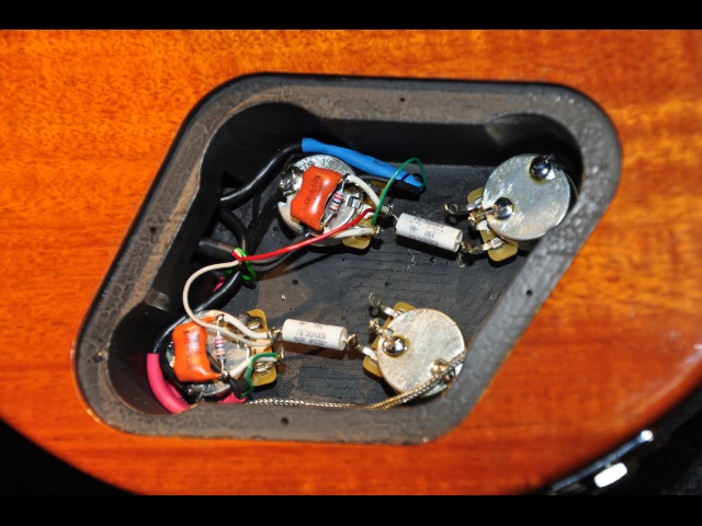 Original 50's wiring einer Gibson Les Paul Gold Top